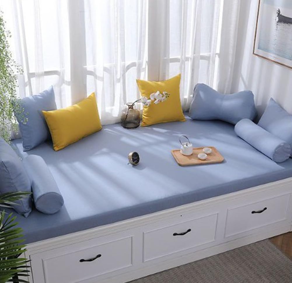 Muebles personalizados de espuma cortable, almohadilla de esponja gruesa 45D, almohadilla de asiento de ventana, tapicería de espuma firme, relleno de grietas de cama, alfombrilla de almohada de