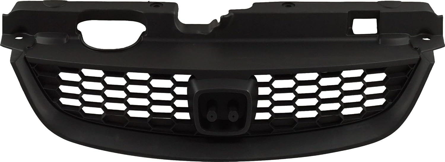 Compatible with 04-05 Civic 1.7L (Coupe 2-Door) Front Face Bar Grill Grille Assembly Black