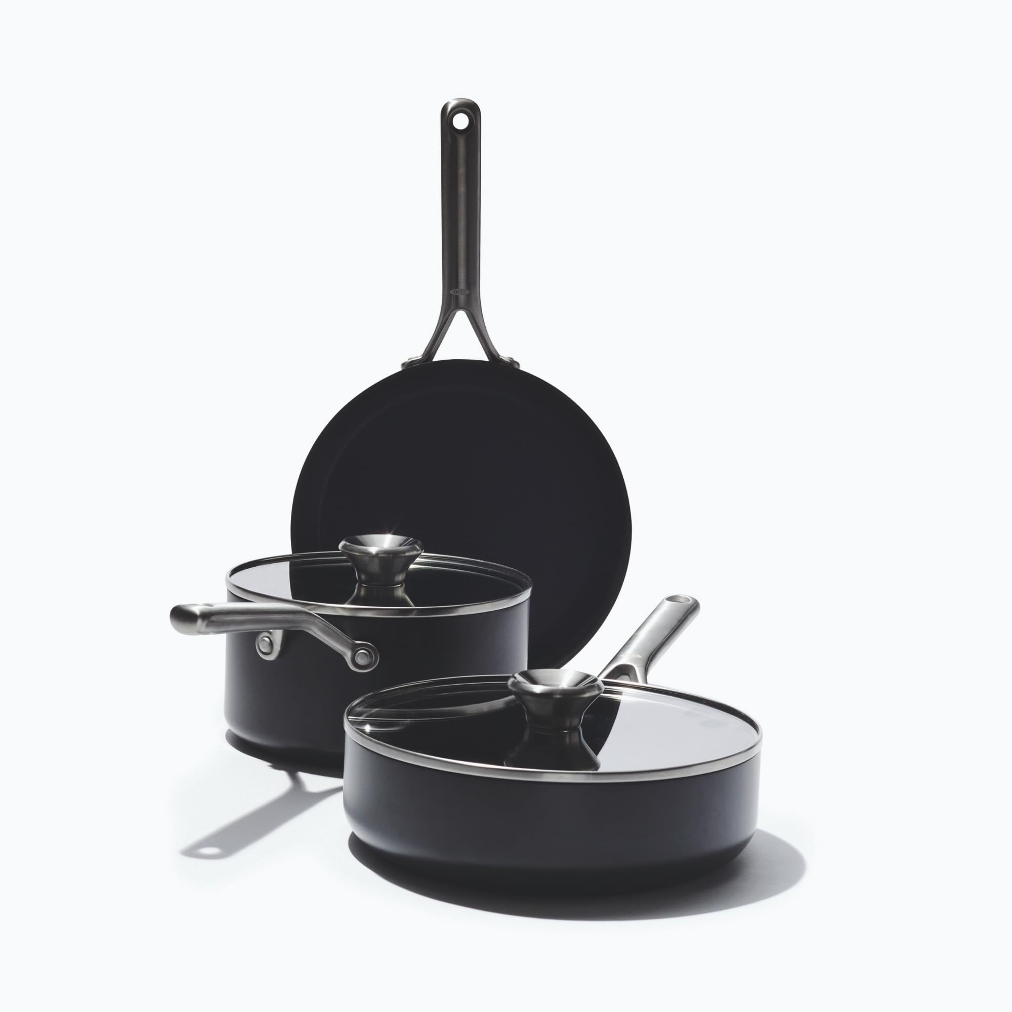 OXO Ceramic Professional Non-stick 5‑Piece Pots and Pans Starter Set — image 1