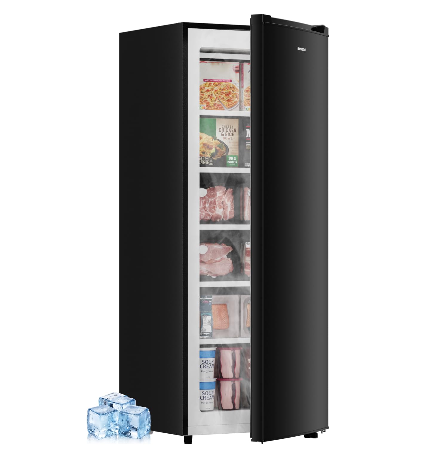 BANGSON 6.5 Cu Ft Upright Freezer