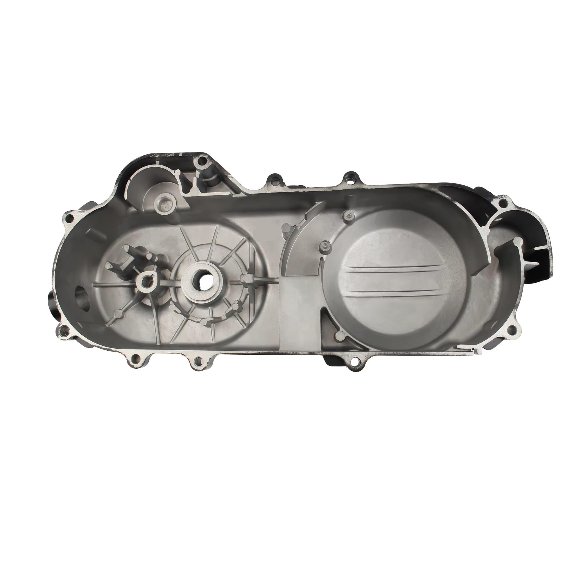 Cubierta Cárter Motocicleta Para GY6 50cc 80cc 139QMB 139QMA Tapa Del Motor Del Cárter Arranque Correa Scooter Trinquete Quad(A)