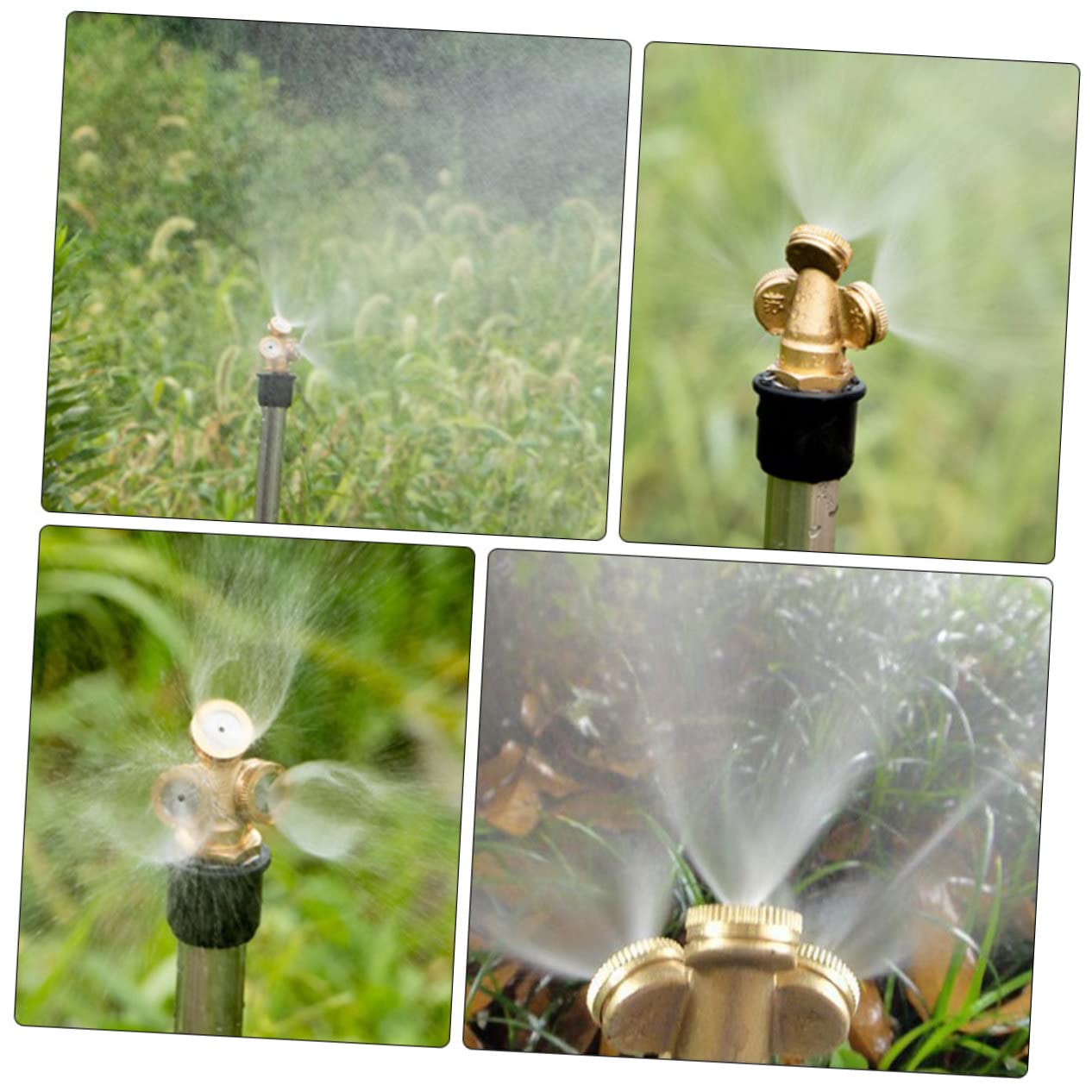 SOIMISS 2 Ensembles Buse Buse De Pulvérisation Spray Plant De Pulverisation Brumisateur Jardinage Arroseur Accessoire De De Brumisation Laiton Golden 5 Pièces * 2