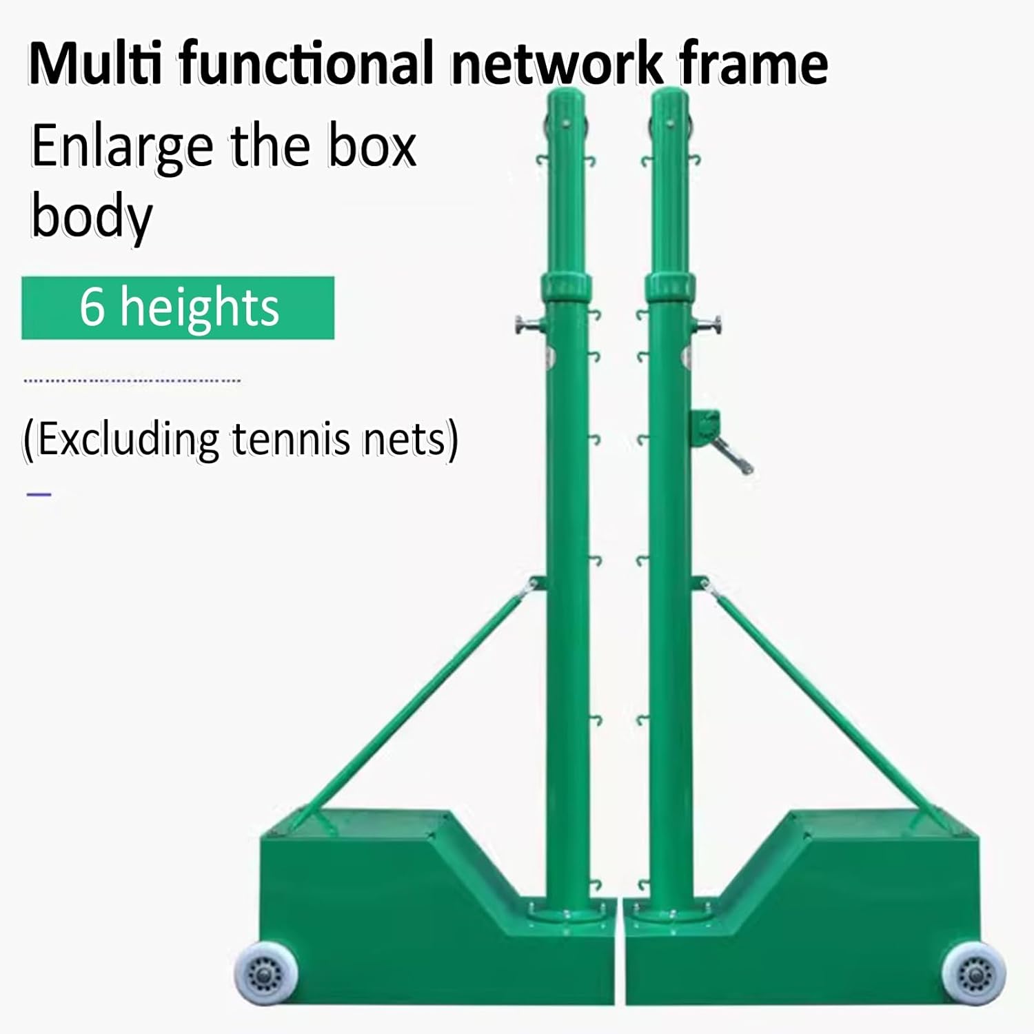 Volleyball net Steel Volleyball/Badminton Stand Badminton Net with Stand Heavy Duty Can Play Tennis, Pickleball Etc