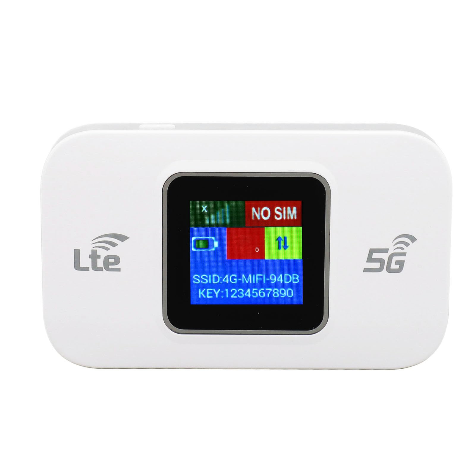 GOWENIC 4G LTE Mobile Hotspot, Portable WiFi Hotspot with WPA / WPA2 Encryption Pocket Router for Travel for Asia Region, Supports 10 Device Connections