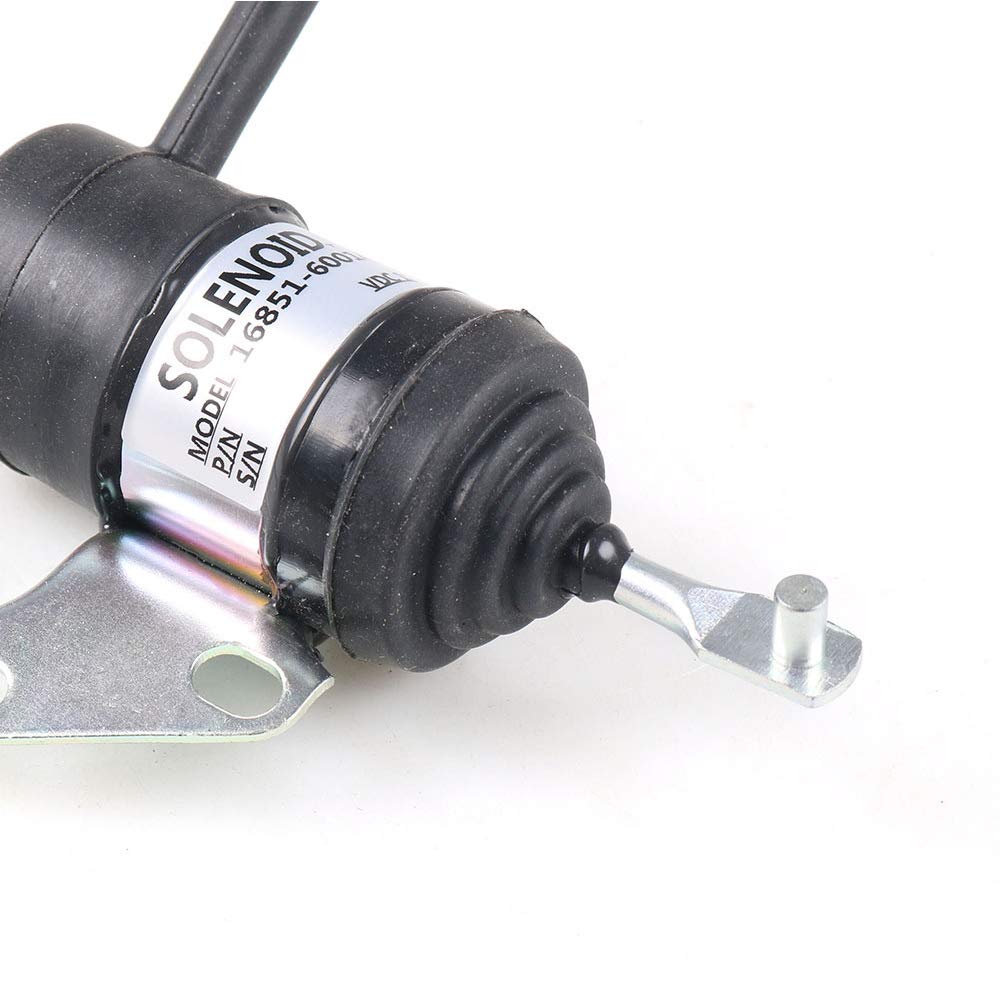 Solenoide 16851-60014 de la parada del combustible para el excavador del tractor del cortacésped de Kubota RTV RTV900