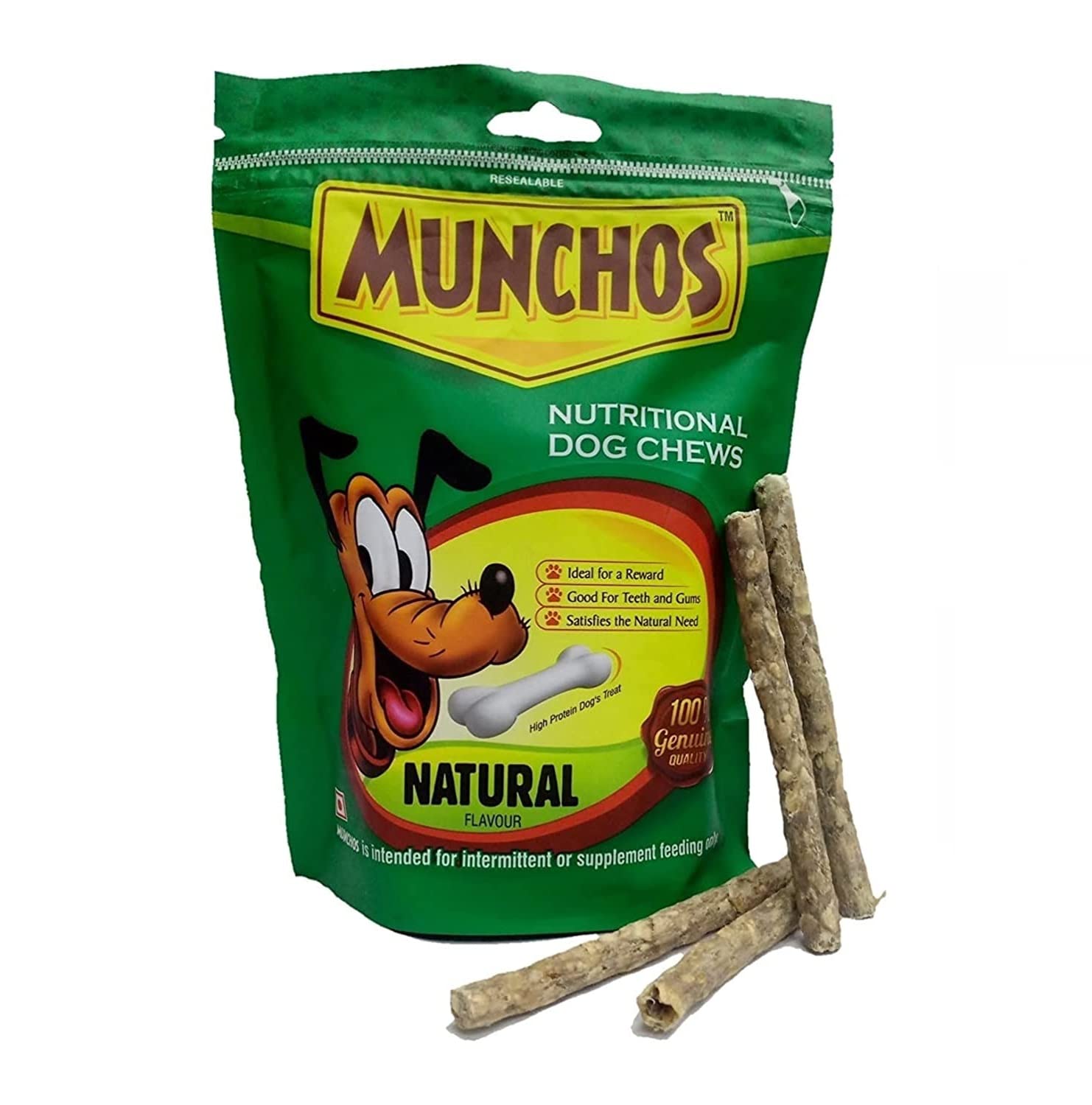 MUNCHOS Dog Treat Sticks, Natural, 450 g