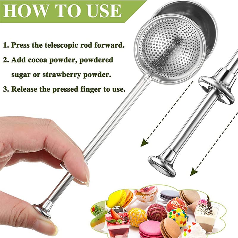 Salière / Sucrière Inox 304 Avec Couvercle Anti-poussière - Poignée Confortable - Pour Sel, Sucre, épices, Farine - 8