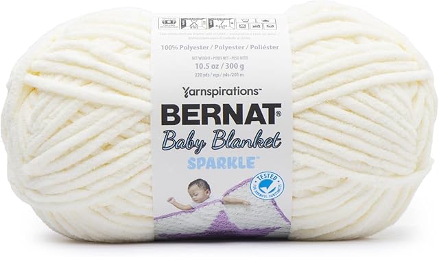 Bernat Baby Blanket Sparkle 300g - Moonlight Sparkle