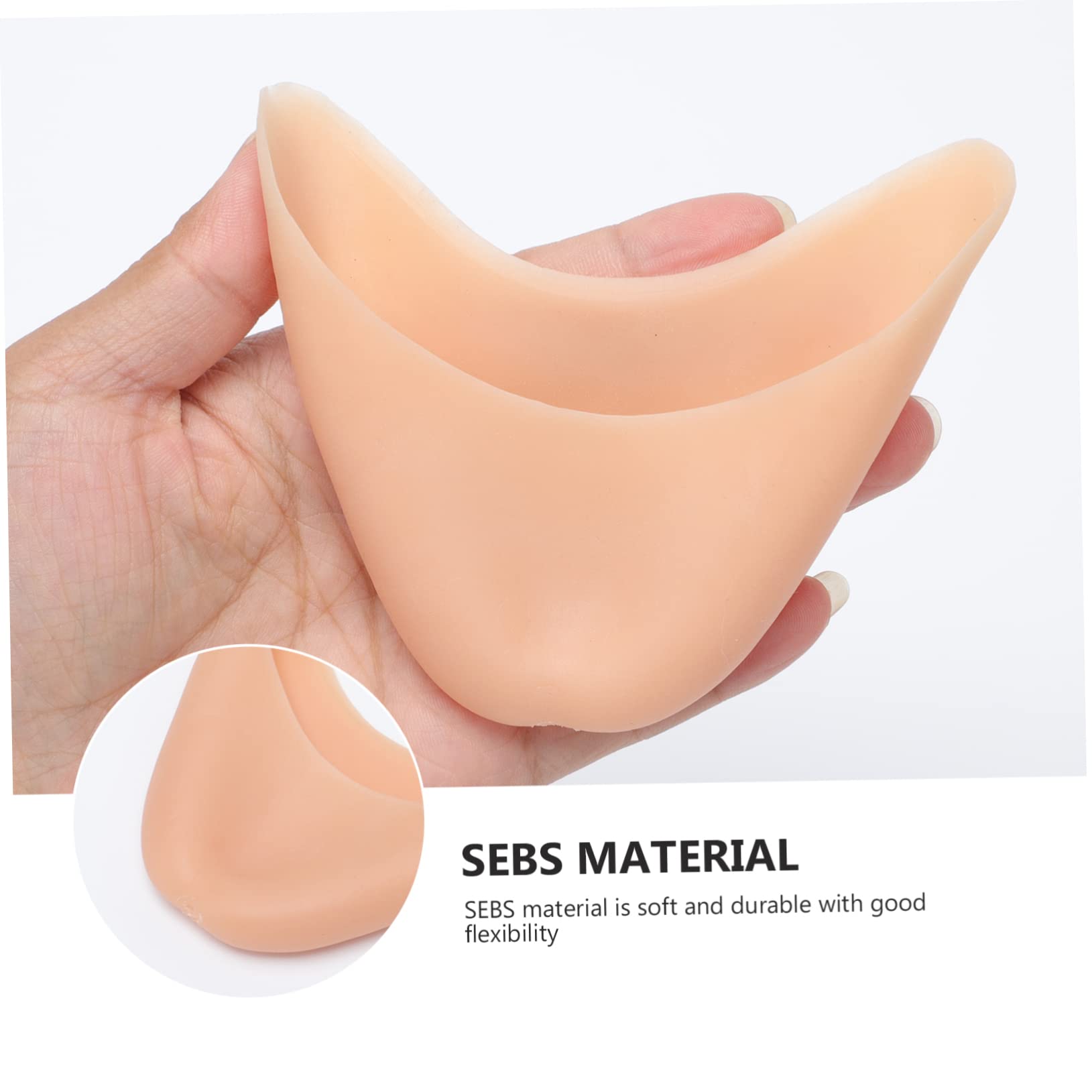 FRCOLOR 1 Pair Toe Sleeve Car Essential Oil Diffuser Toe Pointe Sleeve Comfortable Toe Cover Anti-wear Toe Cover Ballet Shoes for Women Front Toe Caps Insole Silicone Gel Feet Sebs Women's