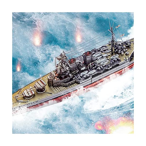 Piececool 3D Puzzle modellbausatz Erwachsene 3D Metall Puzzle 3D Puzzle Erwachsene - HMS-HAUBE DIY 3D Metall Modell Kit… – Bild 6