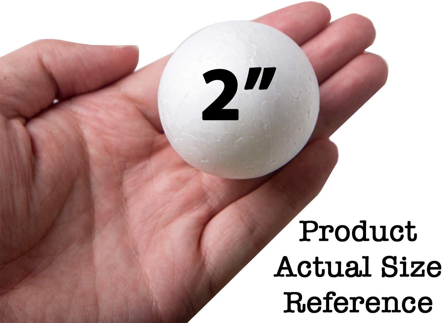 Buy 100 Pack Styrofoam Balls (40 piece 2'' inch, 60 piece 1'' inch) Foam Balls Foam Craft