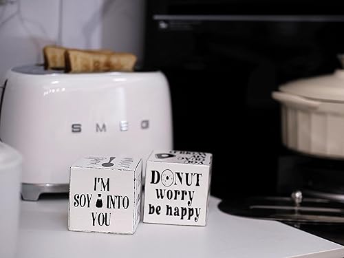 Miniatura 7 de Juego de 2 letreros de bloque de lavandería