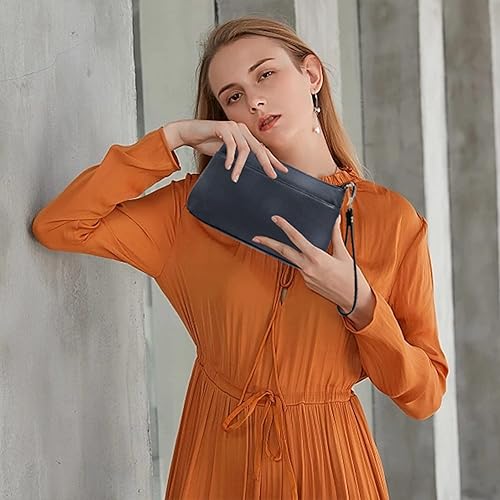 Miniatura 6 de Roulens Bolso cruzado pequeño para mujer, bolso de mano de cuero para mujer, carteras tipo cartera, bolsos de hombro