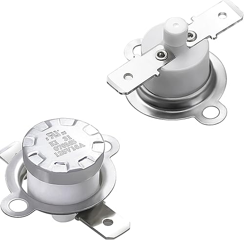 Awozkcd Interruptor térmico UL KSD301 de 125 V 16 A, circuito apagado a 302.0 F302 F y encendido por interruptor de termostato manual, normalmente