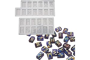 Ancestral Divine: Engraved Rune Stones Mold, Unleash Your Witchcraft and Viking Magic