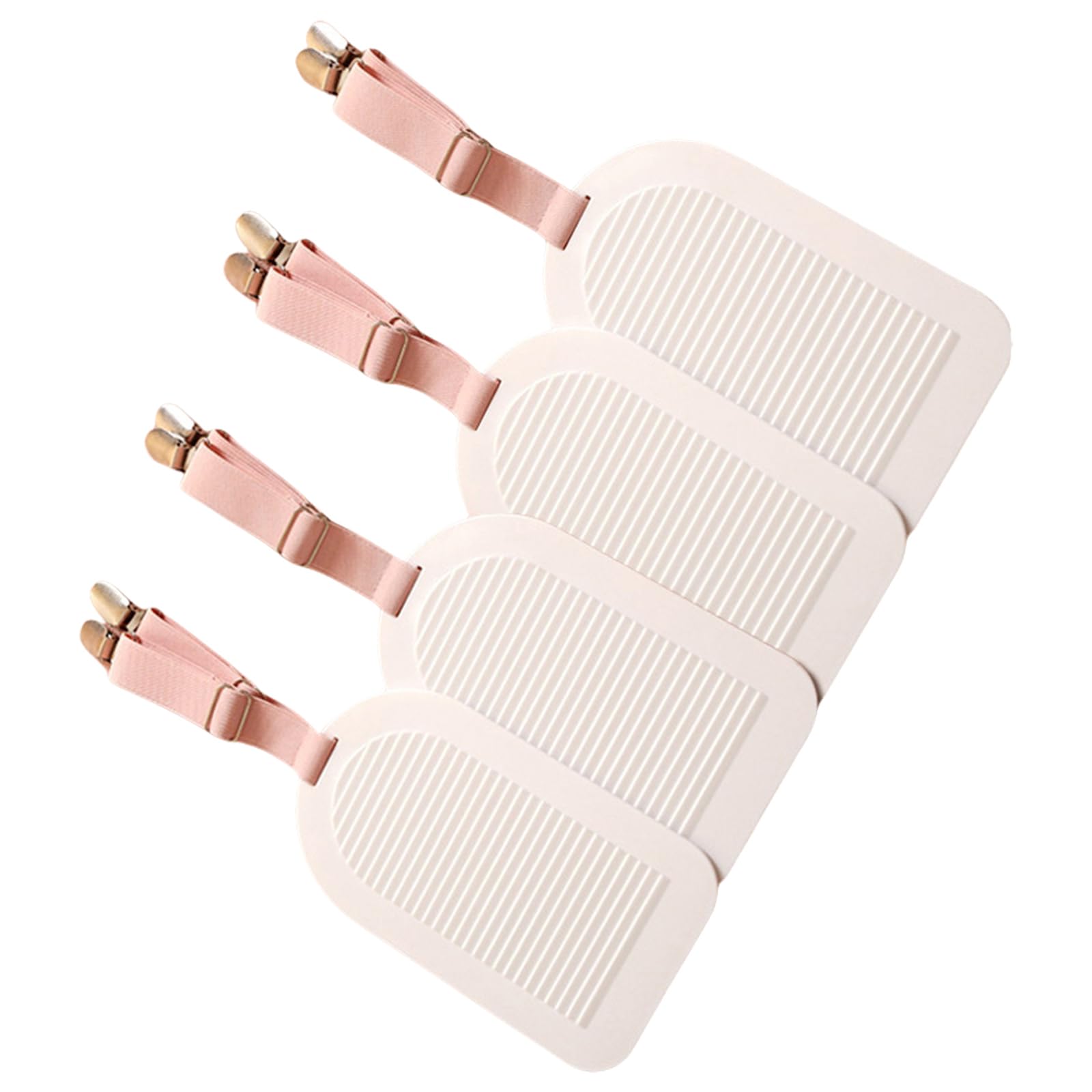 Jazuaiao Of 2 / 4PCS Bed Sheet Clips Holders with Pressure Plates for Bedding Mattress Stability Sheet Clips Fasteners