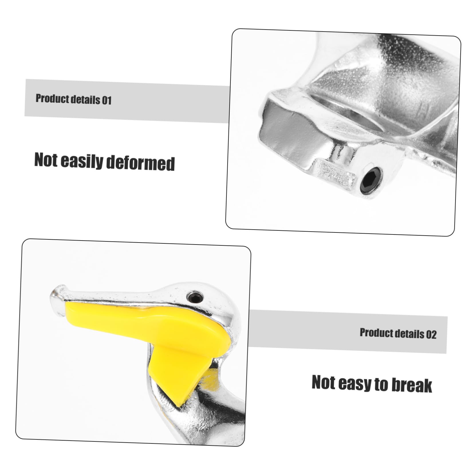 PRETYZOOM Herramienta para Desmontar y Montar Neumáticos de Coche 1 Juego | Cabezal de Pájaro, Acero Fundido y Plástico, Incluye Almohadillas Protectoras para Máquina de Coche y Motocicleta