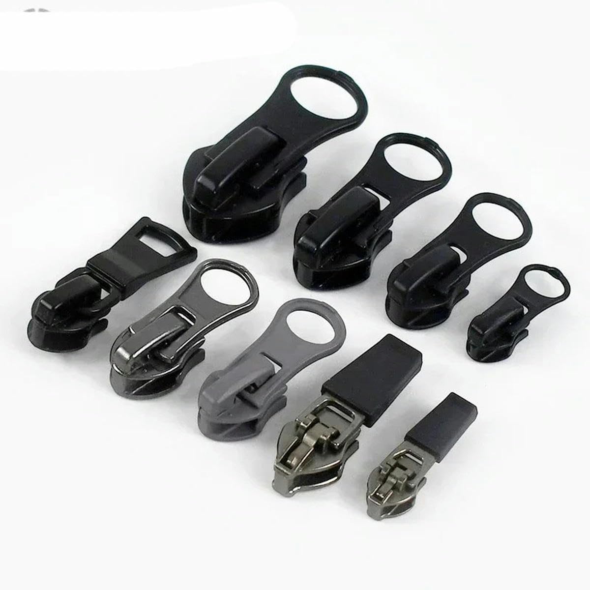 20/50Pcs 3 #5 #8 #10 # Fermeture À Glissière Curseur Pour Le Nylon Zips Sacs Veste Couture Fermetures À Glissière Tête Vêtements Décoratif Tirette Accessoire