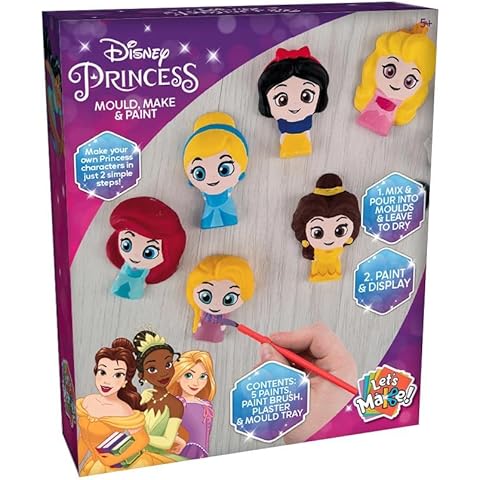 Disney Princess Small Plaster Mould & Paint Cover