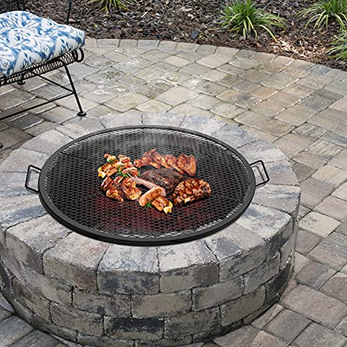Onlyfire X-Marks Fire Pit Grill Cooking Grate, Outdoor Campfire Bbq Grill, Round - 30 Inch #TOP4