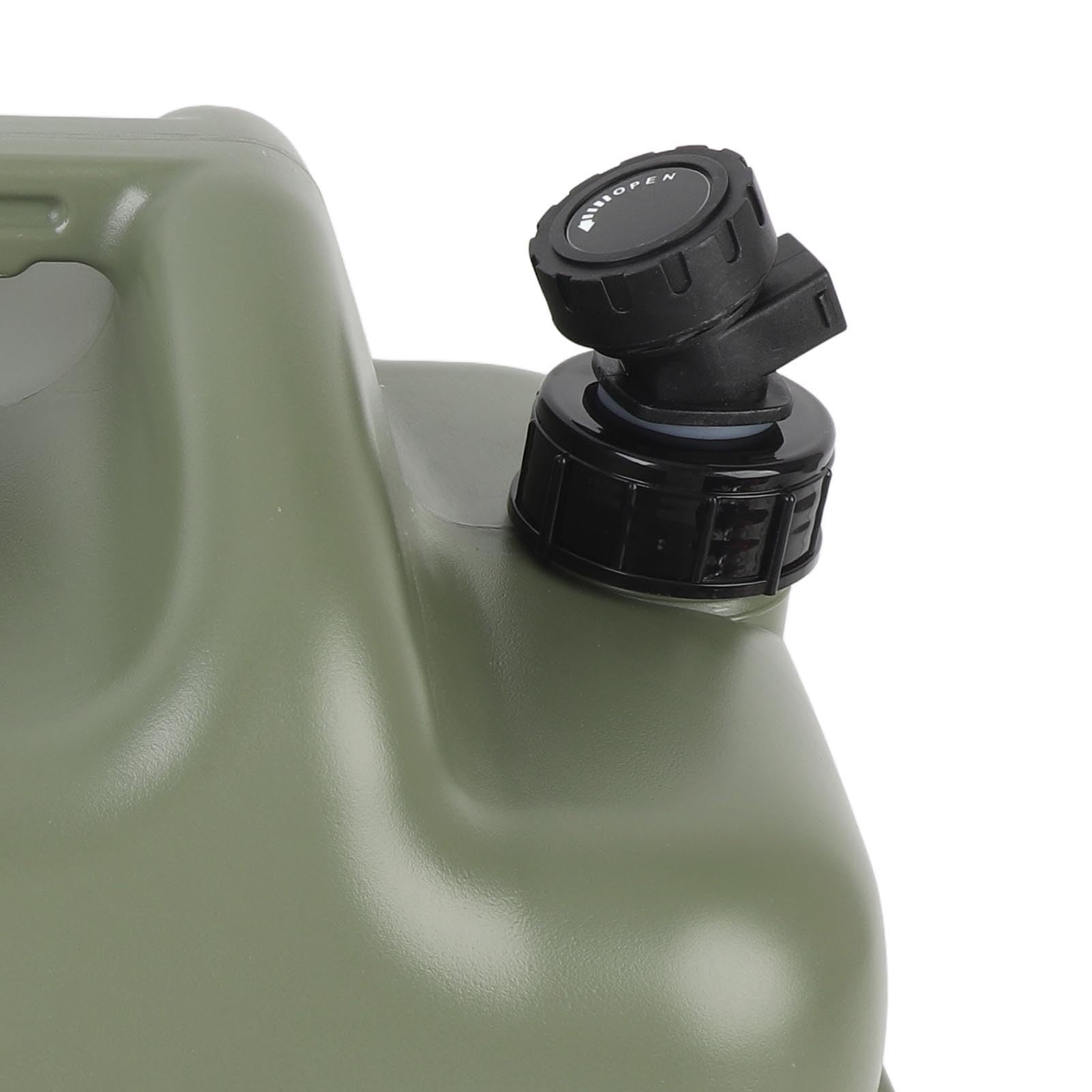 Camping-Wasserbehälter mit Zapfen, verdicktes PE, auslaufsicher, große Kapazität, Camping-Wasserspeicherkrug für Auto im Freien (25L)