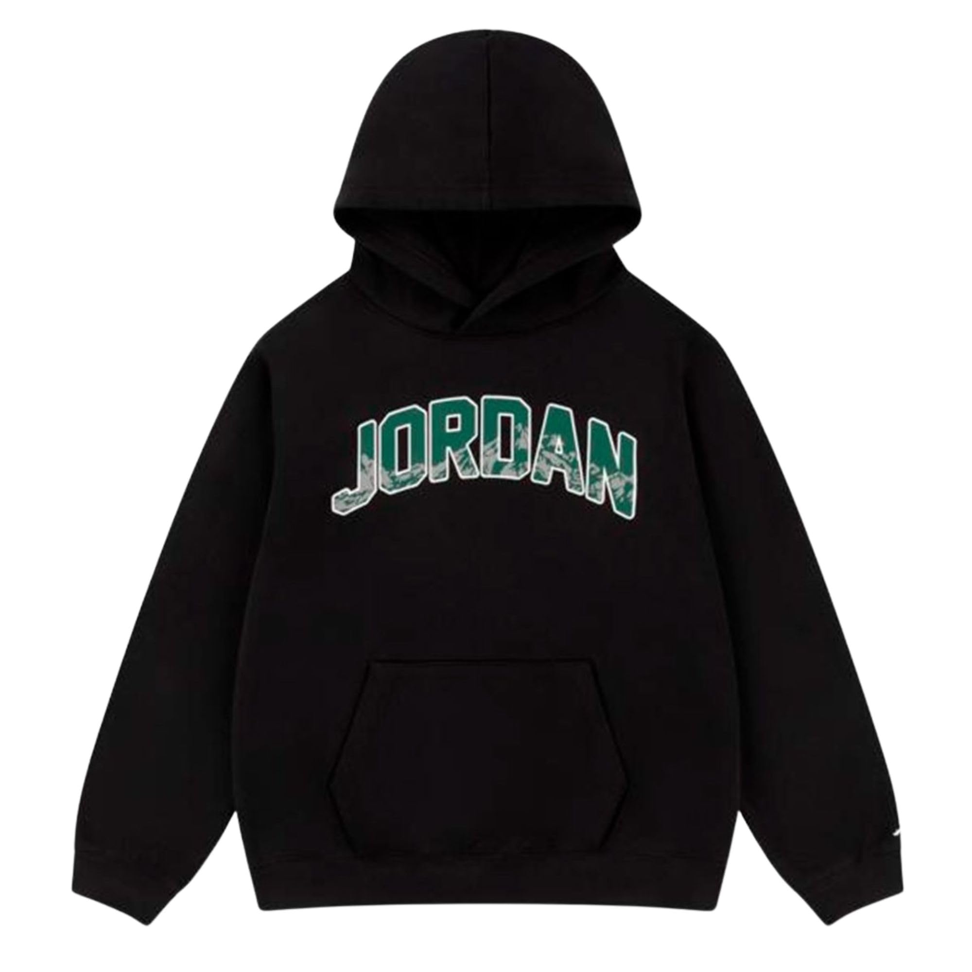NIKE Jordan - Sudadera para niños con capucha, regalo de montaña, color negro