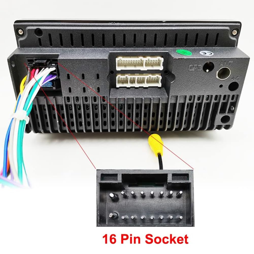 Cninba13 1 Pc Car Audio Player 16pin Power Cable Adapter ABS For Seat Leon MK2 2005-2012