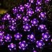 Innoo Tech Solar String Fairy Lights 50 Flower Led Outdoor Garden Lights for Patio-Purple