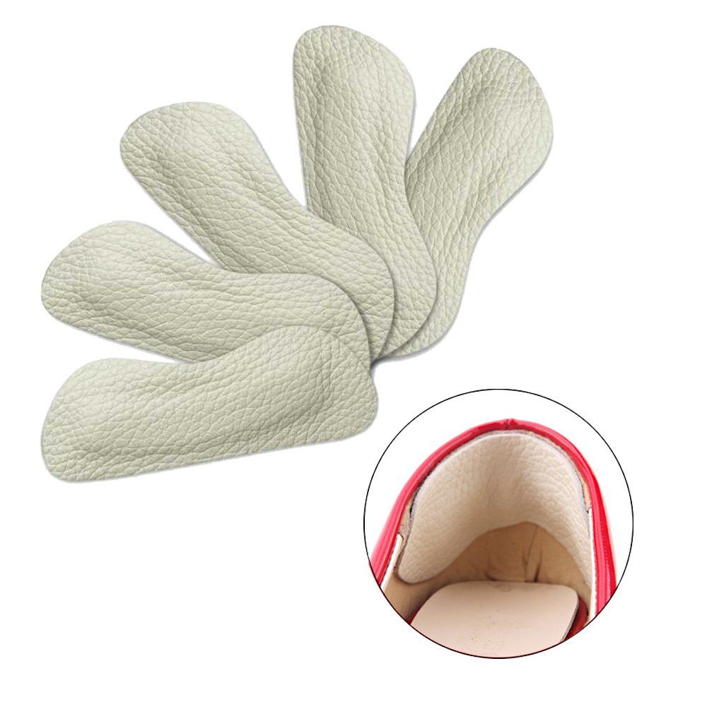 40Pcs Leather Heel Grips Heel Shoe Inserts Heel Pads for Shoes Anti Slip Unisex