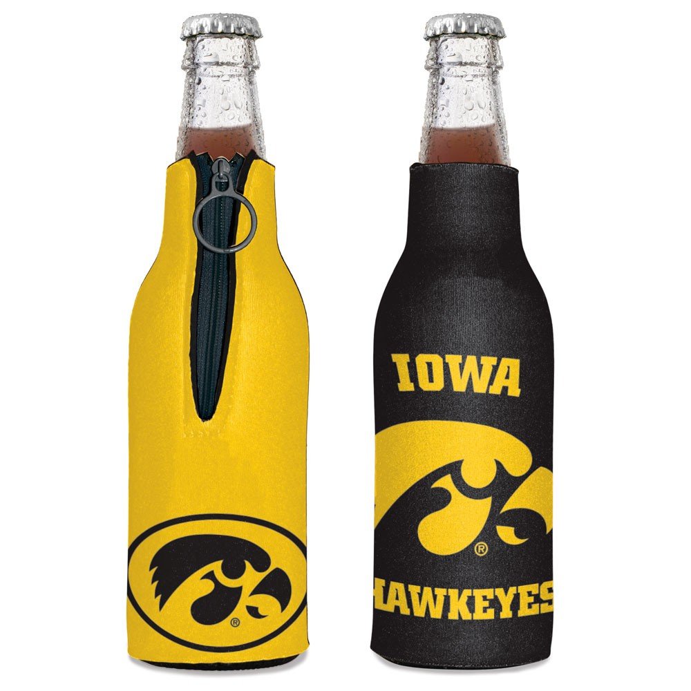 NCAA Iowa Hawkeyes Bottle Cooler, Team Colors, One Size