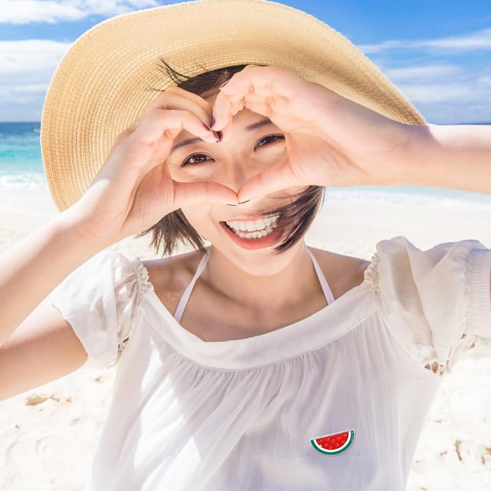 Amosfun Wassermelonen Brosche Kleiner Anstecker Aus Produktbild-Vorschau 10