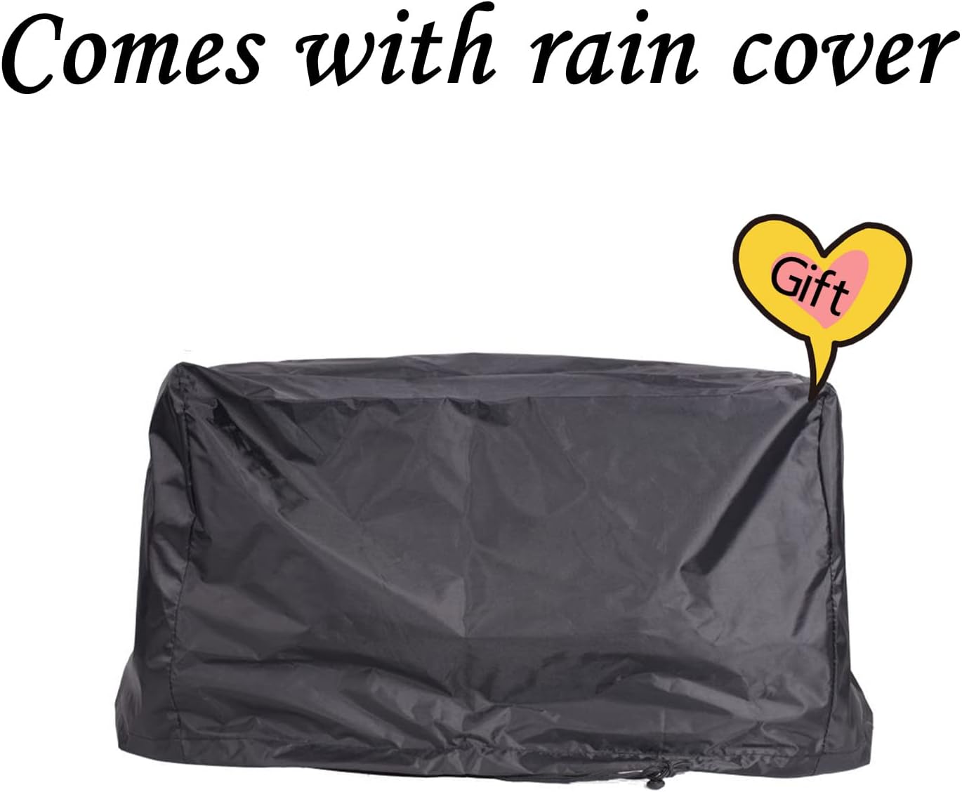 GARGOYLE BELLS Motorcycle Sissy Bar Bag Universal Motorcycle Trunk with Skull Leather Saddlebags Storage Tool Bags (12" x 21" x 12.5", 1With Skull, Black)