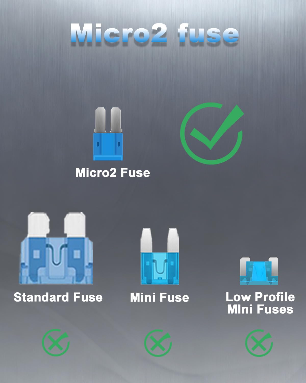 Riseuvo Juego de fusibles micro2 para coche, 126 piezas, micro2 ATR, kit de fusibles de cuchilla para coche, barco, caravana, camión, SUV, repuesto con extractor (5 A, 7,5 A, 10 A, 15 A, 20 A, 25 A
