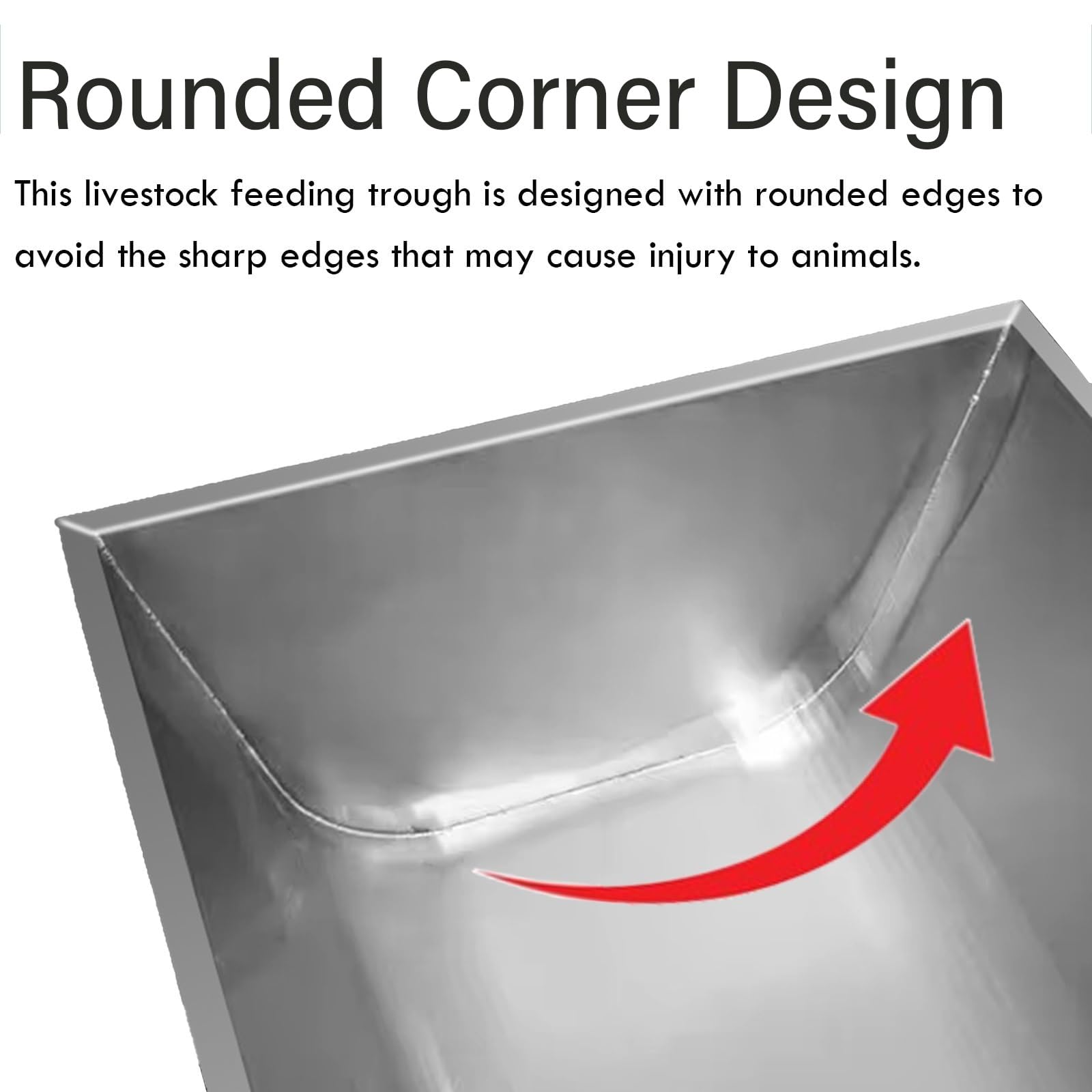 Comederos De Heno for Caballos, Comedero Grande, 50/100 Cm, Capacidad: 7 15 GAL, Resistente + Acero Inoxidable, for Uso En Granjas Al Aire Libre(50cm)