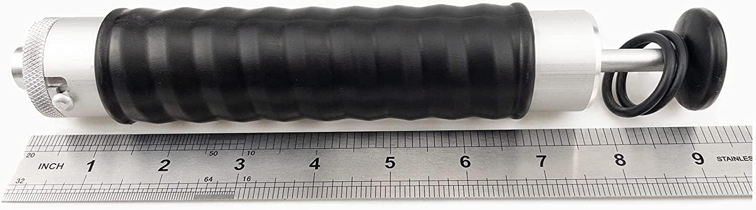 120 ml Aluminum Injector for Soft Plastic Plastisol Fishing Lure Molds Locking Nozzle