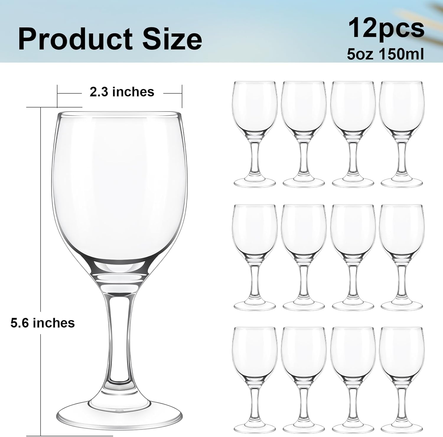 Juego De 12 Copas De Chupito De Cristal - 30 Ml, Base Gruesa, Aptas Para Lavavajillas