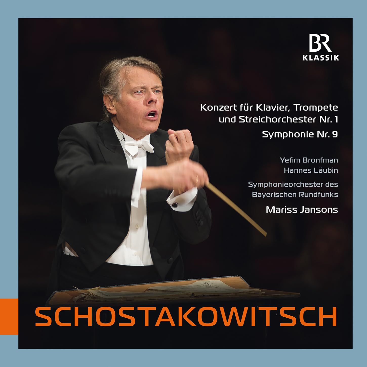 Dmitri Shostakovich: Concerto for Piano, Trumpet and String Orchestra No. 1, Op. 35 in C minor; Symphony No. 9, Op. 70 i [VINYL]