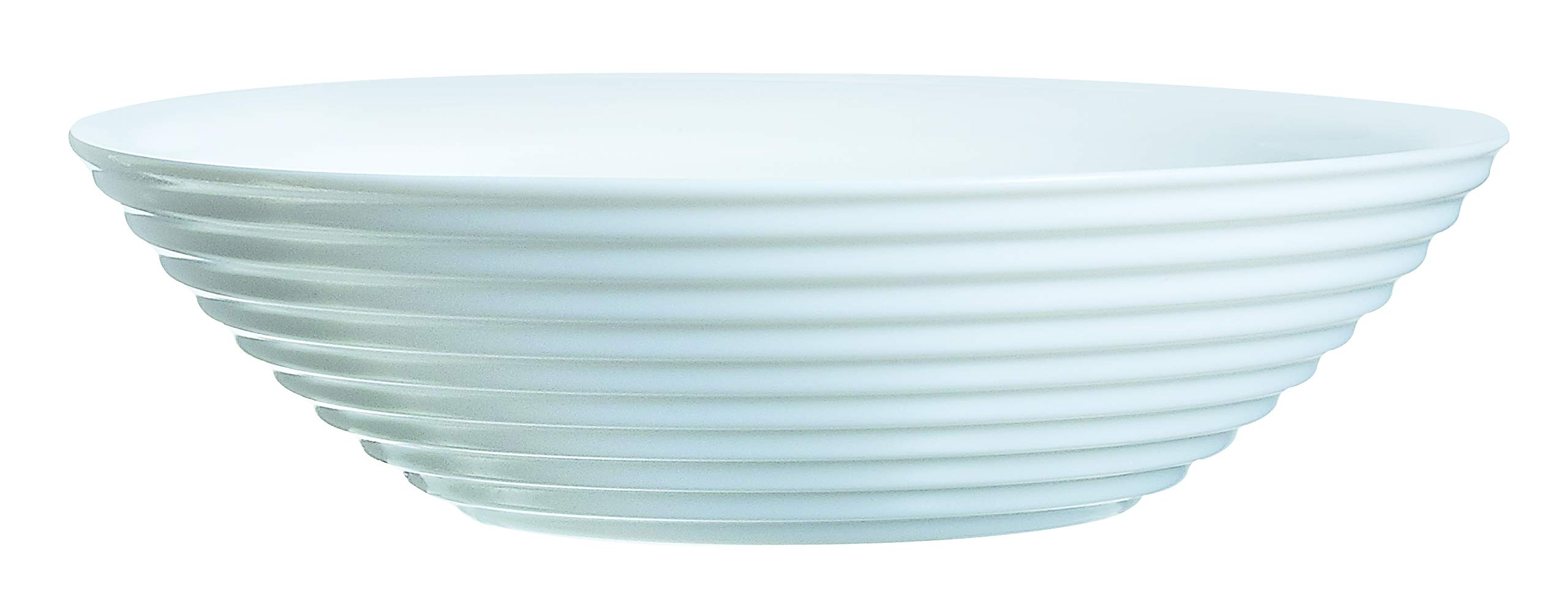 Luminarc Harena Deep Soup Plate, Glass, White, 20 cm