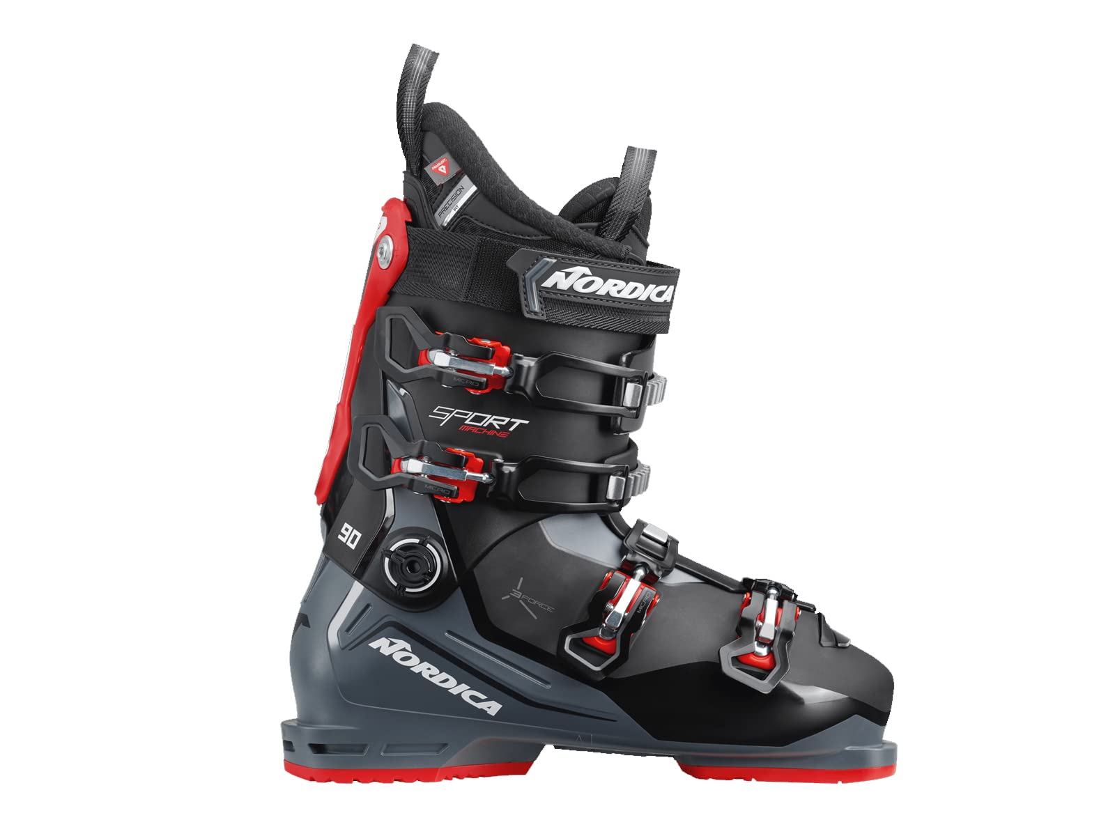 NORDICA Scarponi Sci Uomo 050T1400 7T1 SPORTMACHINE 3 90 Nero/Antracite/Rosso (48 1/3-31)