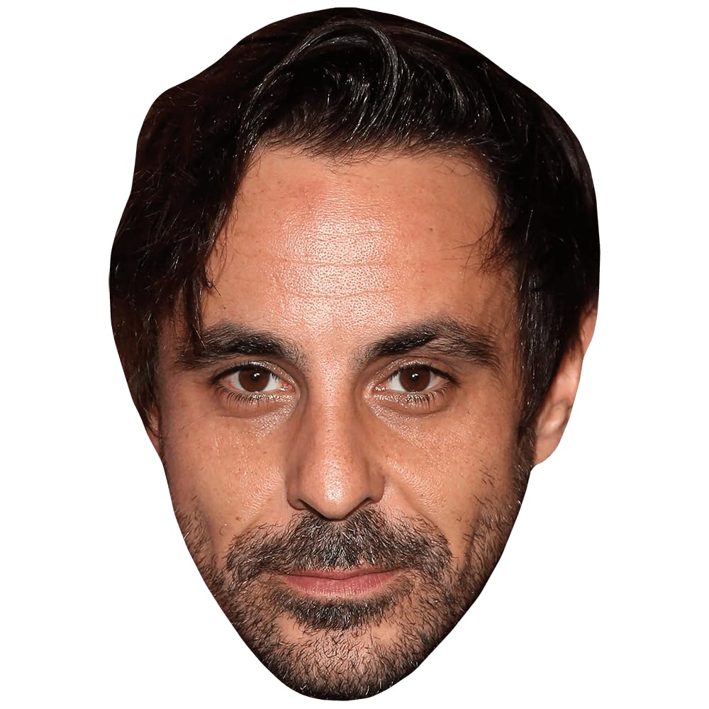 Emun Elliott (Beard) Celebrity Mask, Flat Card Face, Fancy Dress Mask