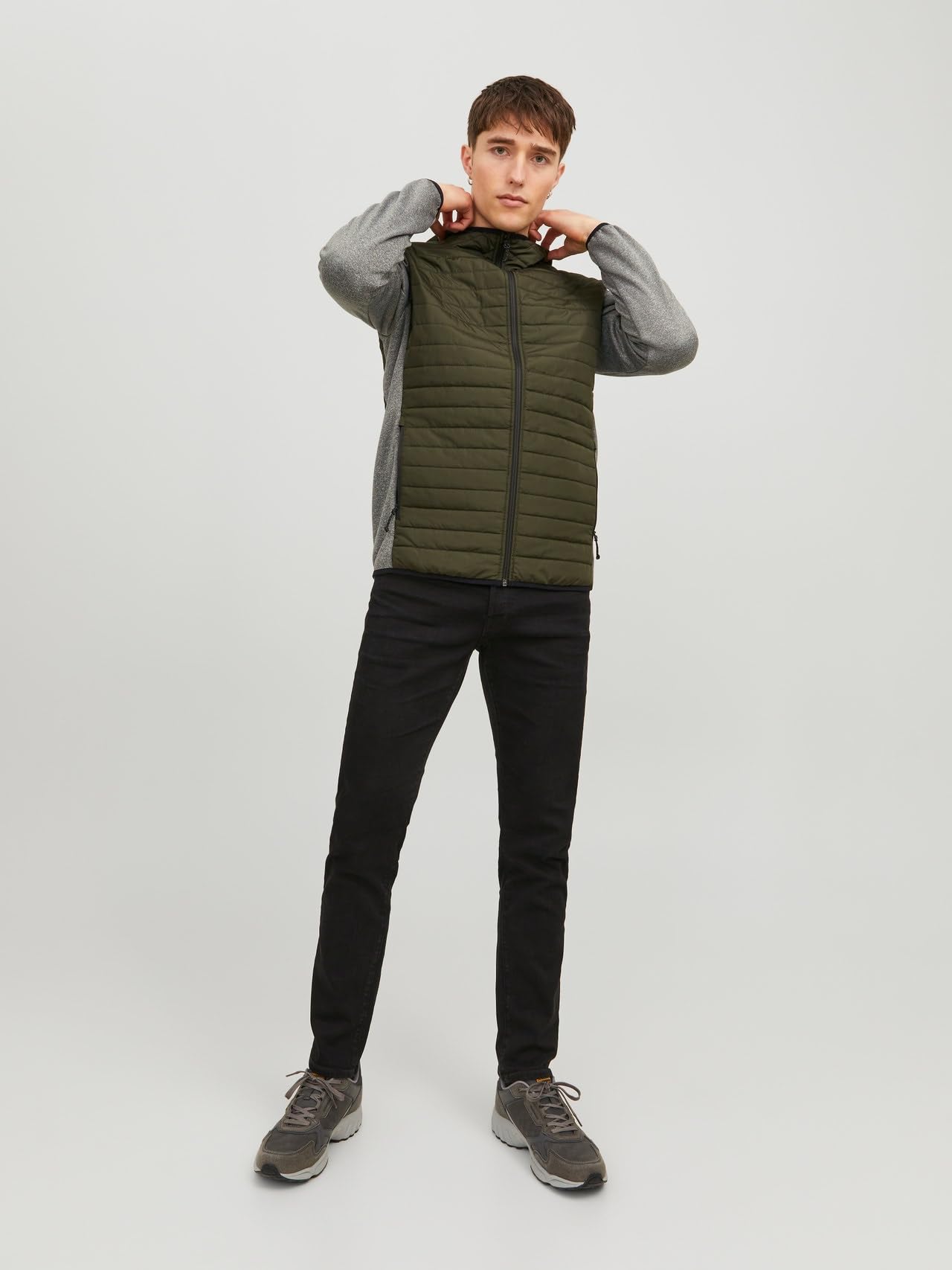Jack & Jones Herren JjemGewatteerde Noos Jacke 12182242 – Bild 3