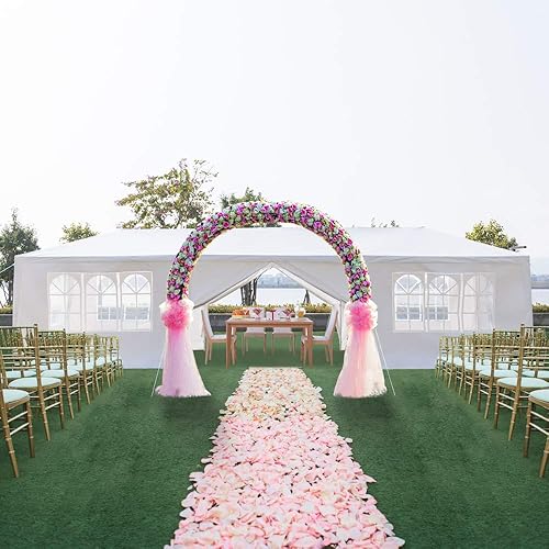 Miniatura 6 de 9.8 x 29.5 ft ocho lados dos puertas tienda impermeable con tubos espirales Información detallada Introducciones Tienda, un gadget comúnmente visto