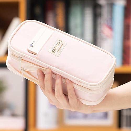 Miniatura 30 de EASTHILL - Estuche grande de lápices, bolígrafos para niñas adolescentes, Verde