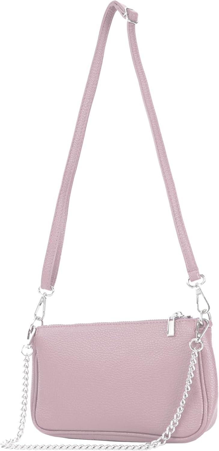 Modamoda De - T185 - Ital. Women's Leather Shoulder Bag