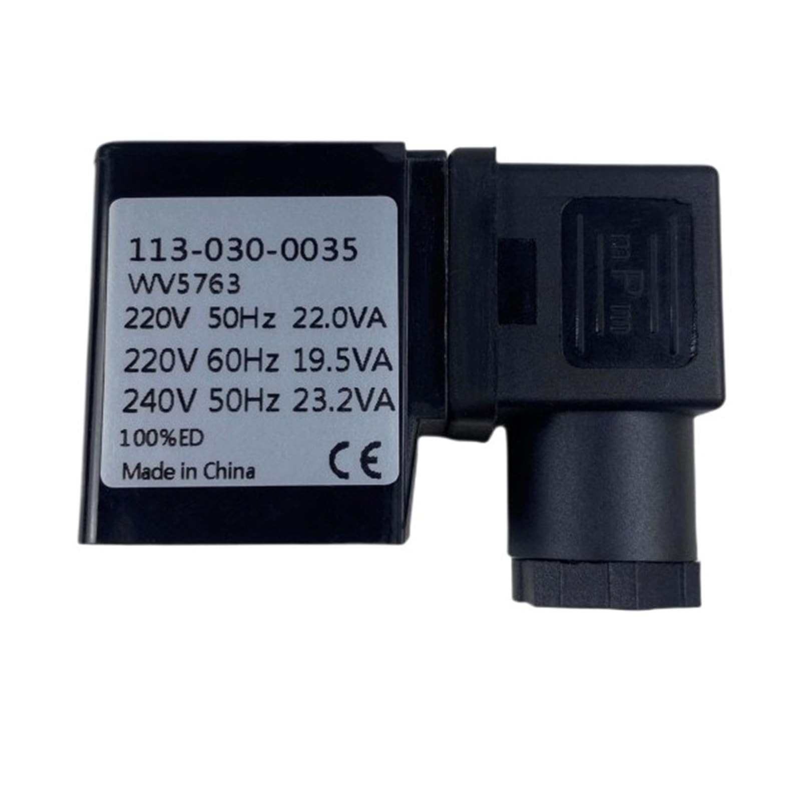 Bobine d'électrovanne 113-030-0035 AC220V 22VA pour système pneumatique hydraulique