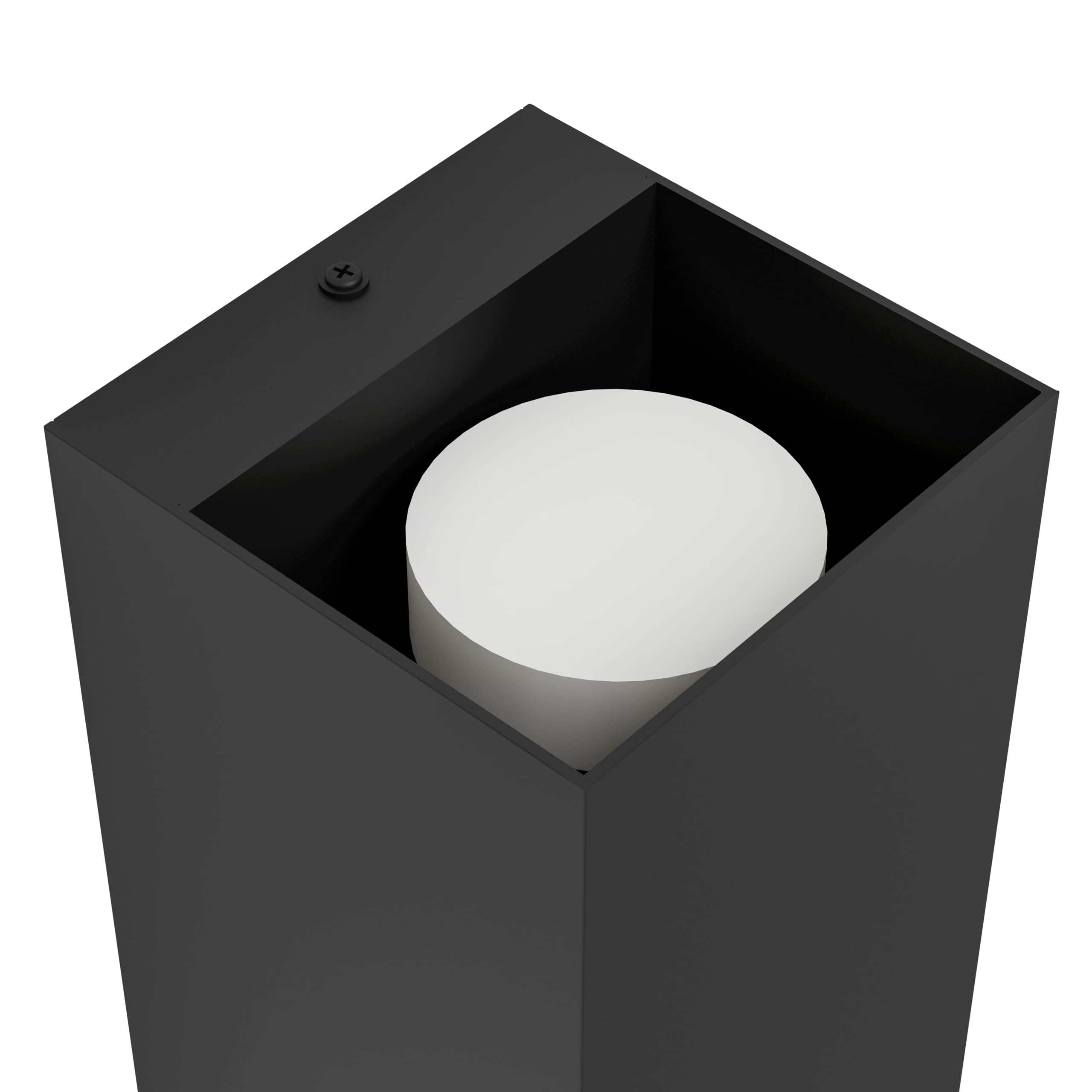 EGLO LED Außenleuchte Eremitana Wandleuchte außen | mit Up und Down Beleuchtung, Wand Außenbeleuchtung aus Metall in Schwarz, Außenlampe mit GU10 Leuchtmittel, IP55