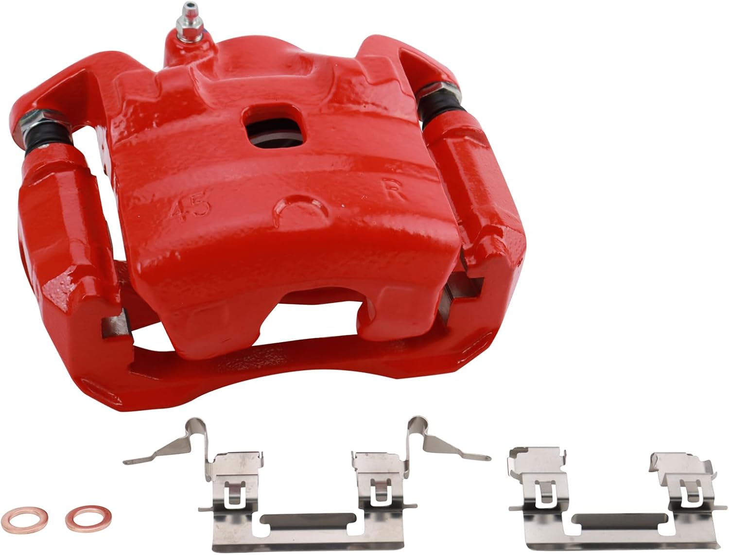 Performance Front Driver and Passenger Side Brake Caliper Set Caliper Brackets Hardware Compatible with 07-09 Nissan Altima 07-10 Sentra SE-R 07-08 Sentra SE-R Spec V