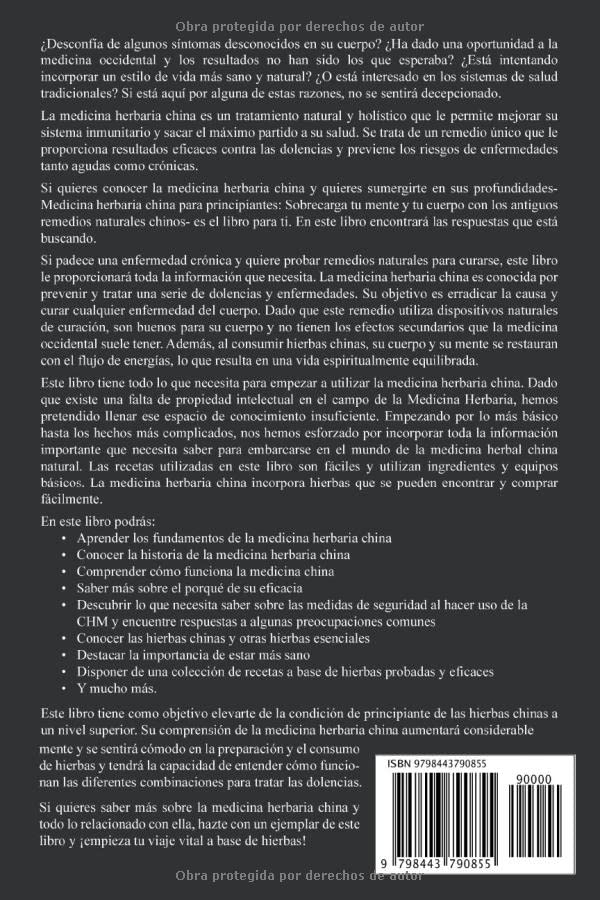 Miniatura 2 de Medicina Herbaria China Para Principiantes Recargue su Mente y su Cuerpo con los Antiguos Remedios Naturales Chinos (Spanish Edition)