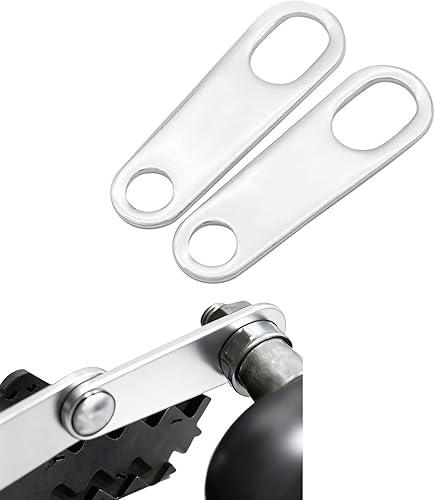 Vista 9 de Anki HappiGo ANKIA Universal 33mm-43mm Monturas de Soporte de Faro de Motocicleta de Metal Modificado para Chopper Cafe Racer (Negro)