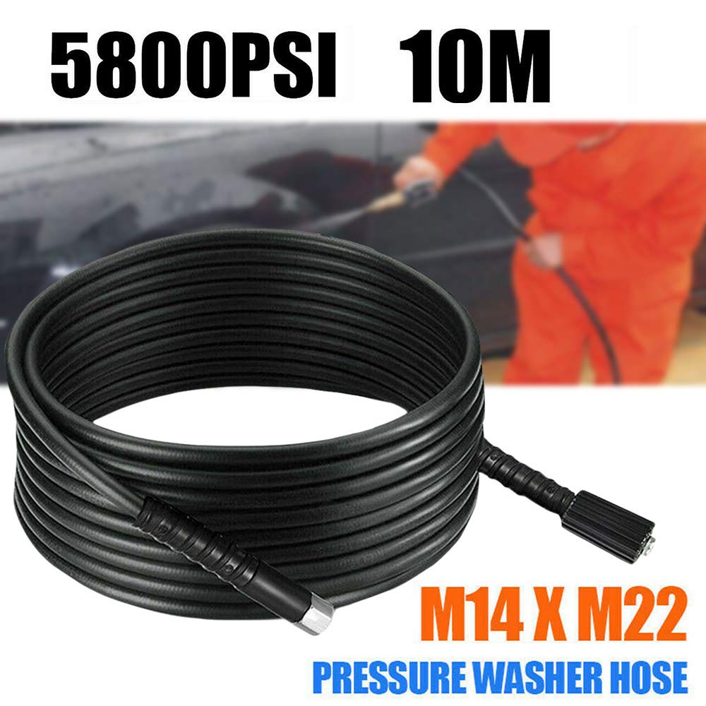 Tuyau Extension Nettoyeur Haute Pression 10m M22-M14 - Compatible Karcher K2 K3
